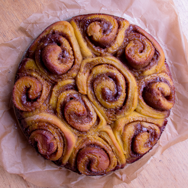 Pumpkin Cinnamon Rolls 2